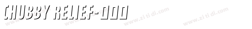 Chubby Relief字体转换